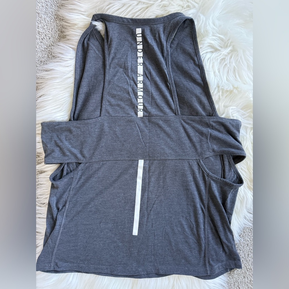 Under Armour Charcoal Sleeveless Top